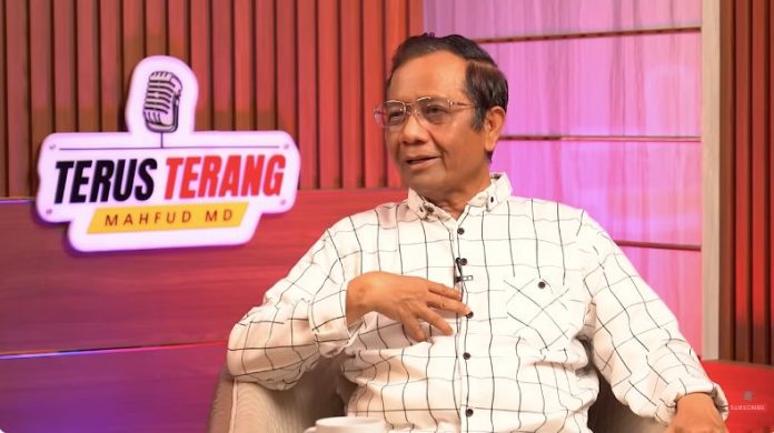 Mantan Menteri Koordinator Bidang Politik, Hukum dan Keamanan, Mahfud MD. (Tangkapan layar YouTube Mahfud MD Official)