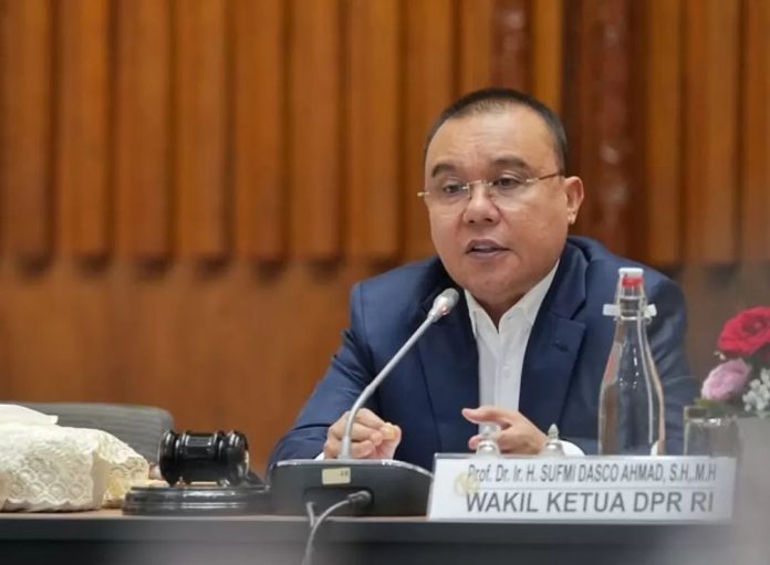 Foto: Wakil Ketua DPR RI Sufmi Dasco Ahmad. (Istimewa)