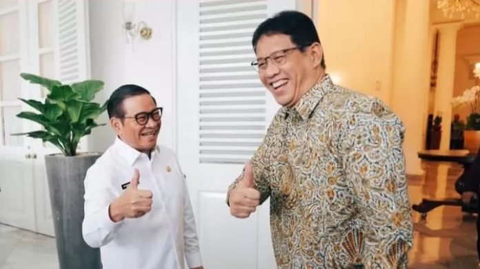 Moment Pertemuan Pramono Anung dengan Menkeu Purbaya di Balai Kota Jakarta pada Selasa, 7 Oktober 2025. (Foto : dok/instagram/pramonoanungw)