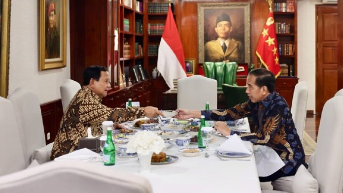Presiden Prabowo Subianto dan Presiden ke-7 Joko Widodo (Jokowi) (dok. istimewa)