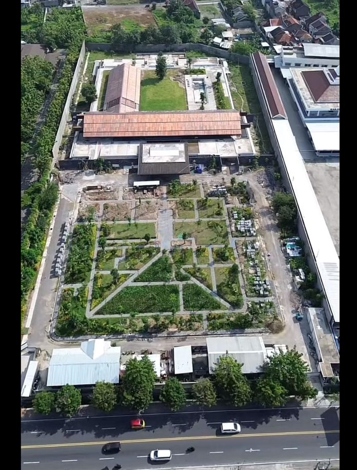 Penampakan rumah Pensiun Jokowi di Solo yang hampir rampung. (Foto: Tangkapan Layar Tiktok)