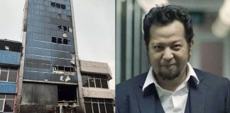 Dirut Terra Drone Indonesia Resmi Ditetapkan sebagai Tersangka Kebakaran di Jakpus yang Tewaskan 22 Orang TERRA DRONE KEBAKARAN -- (kiri) Kebakaran di Gedung Terra Drone, Cempaka Baru, Jakarta, Selasa (9/12/2025) / (kanan) CEO/Managing Director Terra Drone Indonesia, Michael Wishnu Wardana sudah ditetapkan tersangka dan ditahan polisi.. (Foto: Kolase Istimewa)