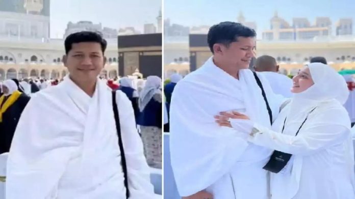 Bupati Aceh Selatan Mirwan bersama istri pergi umrah di tengah bencana (Sumber : Instagram)