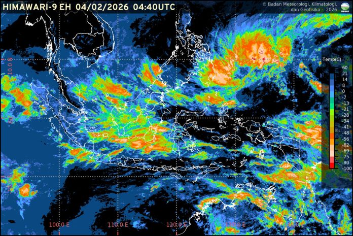 Ilustrasi. BMKG mengungkap tiga bibit siklon tropis, yakni 98P, 92S, dan 94W, terpantau aktif di sekitar wilayah Indonesia. Masyarakat dimintai mewaspadai dampaknya. (Foto: Dok. BMKG)