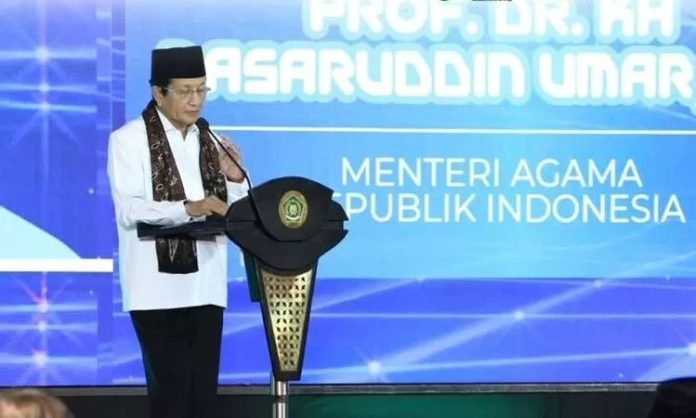 Nasaruddin Umar Menteri Agama Republik Indonesia (Instagram @kemenag_ri)