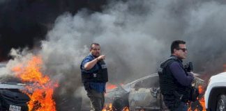 Situasi Meksiko Memanas, DPR Tekankan Perlindungan WNI dan Imbau Agar WNI Ikuti Arahan KBRI Kondisi mencengkam di Meksiko usai bos kartel tewas. (Foto: REUTERS/Michelle Freyria)