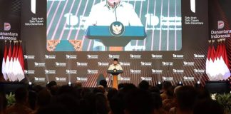 Prabowo Targetkan Danantara Setor Rp800 Triliun Tiap Tahun ke Negara Presiden RI Prabowo Subianto menghadiri Tasyakuran HUT ke- 1 Danantara di Wisma Danantara, Jakarta, Rabu, (11/3/2026). (Foto: Dok. Badan Komunikasi Pemerintah).