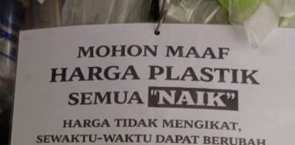 Harga Plastik Naik Tajam, DPR Desak Pemerintah Bertindak Cepat Harga Plastik Naik Drastis (Foto: Instagram @liputancikarang)