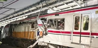 BREAKING NEWS! KA Argo Bromo Anggrek Tabrak KRL di Bekasi Timur, Penumpang Terjepit dan Jalur Lumpuh Total `Kondisi Kereta Usai Tabrakan (Foto: Istimewa)