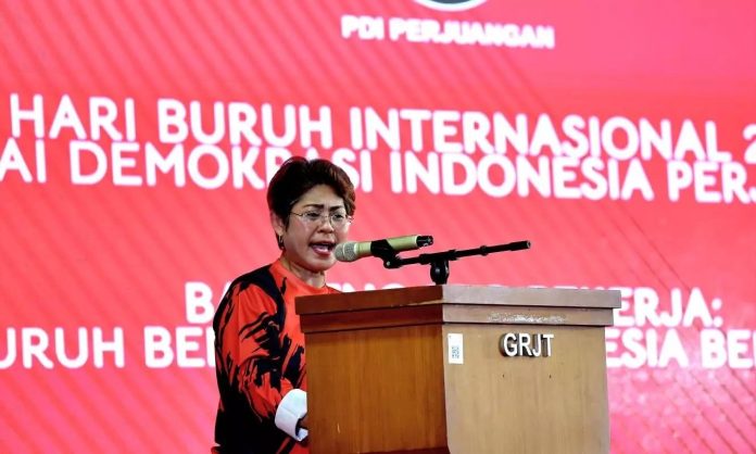 Ketua DPP PDI Perjuangan (PDIP) Bidang Tenaga Kerja dan Perlindungan Pekerja Migran Indonesia Mercy Chriesty Barends (Foto: istimewa)