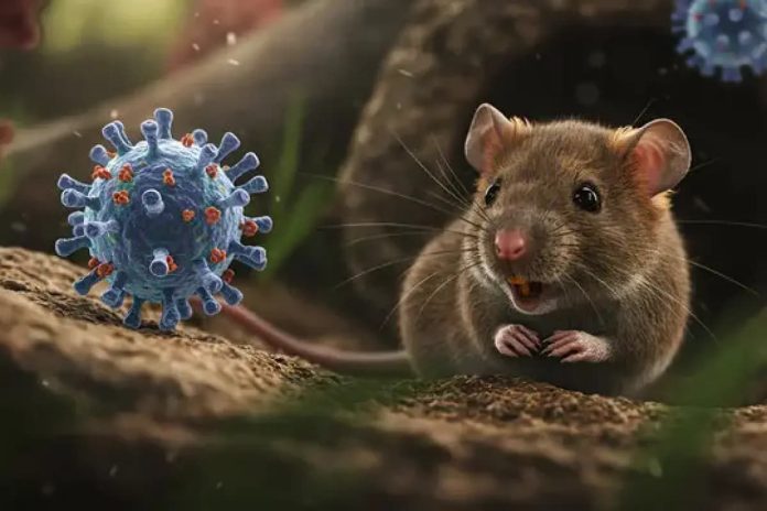 Ilustrasi - Virus hantavirus yang ditularkan melalui hewan pengerat seperti tikus. (FOTO: Adobe Stock)
