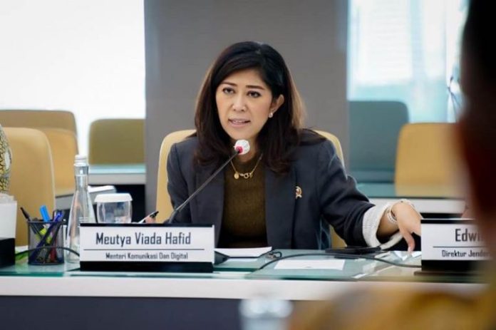Menteri Komunikasi dan Digital (Menkomdigi) Meutya Hafid. Foto: Istimewa.