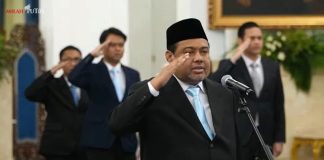 Prabowo Resmi Lantik Said Iqbal sebagai Penasihat Khusus Presiden Bidang Ketenagakerjaan Suasana Presiden Prabowo saat melantik Kepala dan Wakil Kepala BGN serta Penasihan Khusus Presiden di Jakarta, Senin (8/6/2026). Foto: YouTube/ Sekretariat Presiden
