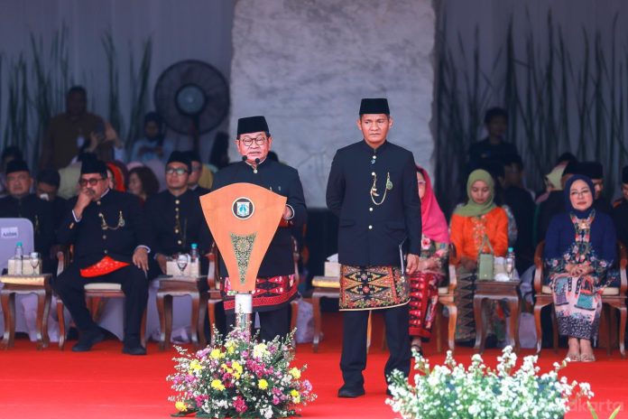 Gubernur DKI Jakarta, Pramono Anung memberikan sambutan (Foto: Istimewa Berita Jakarta)