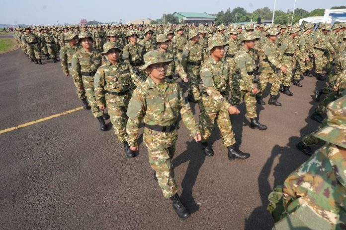 Ilustrasi - Sejumlah calon pengelola Koperasi Desa/Kelurahan Merah Putih (KDKMP) dan calon pengelola Kampung Nelayan Merah Putih (KNMP) yang akan mengikuti Latihan Dasar Kemiliteran (Latsarmil) Komponen Cadangan (Komcad). (DOK.Setjen Infohan Kemhan)