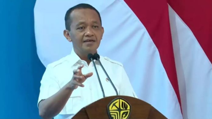 Menteri ESDM, Bahlil Lahadalia Sumber : [tangkapan layar]