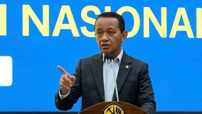 Menteri ESDM, Bahlil Lahadalia (Sumber: Istimewa)