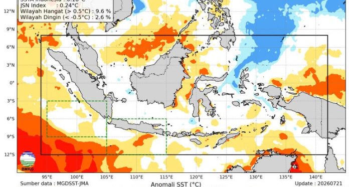 BMKG mengungkap El Nino terus menguat, memicu ancaman kekeringan di berbagai wilayah. Sejumlah daerah bahkan telah berstatus siaga hingga awas. (Sumber Foto: BMKG)