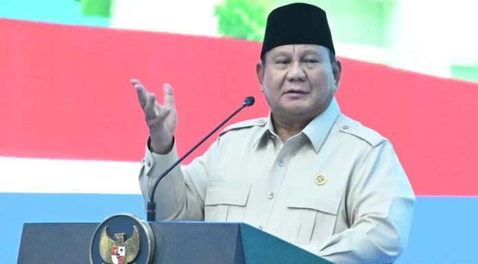 Presiden Prabowo Subianto meresmikan Akad Massal 62.000 Unit Kredit Pemilikan Rumah (KPR) Rumah Subsidi dan Kredit Usaha Rakyat (KUR) Perumahan senilai Rp880 miliar yang digelar secara hybrid dan dipusatkan di kawasan Puri Delta City Side Batang, Kabupaten Batang, Provinsi Jawa Tengah, pada Kamis, 30 Juli 2026. Foto: BPMI Setpres/Cahyo