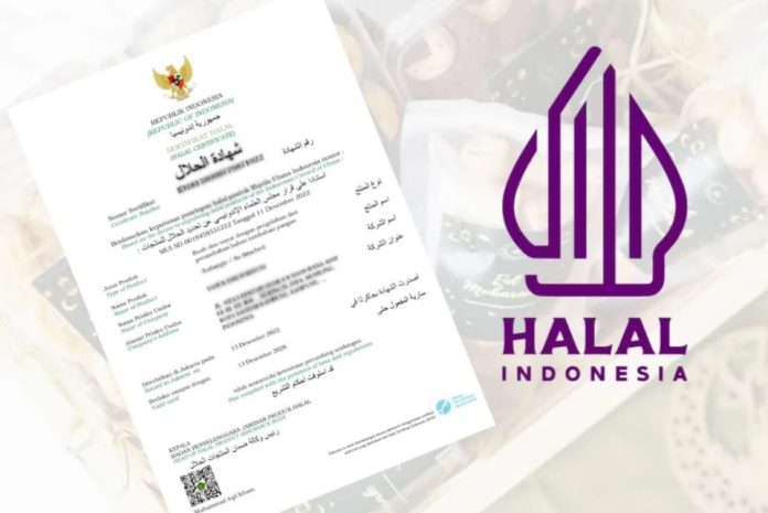 Ilustrasi- logo halal Indonesia dan contoh sertifikat halal (Foto: Istimewa)