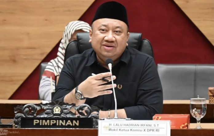 Wakil Ketua Komisi X DPR RI, Lalu Hadrian Irfani. Foto istimewa